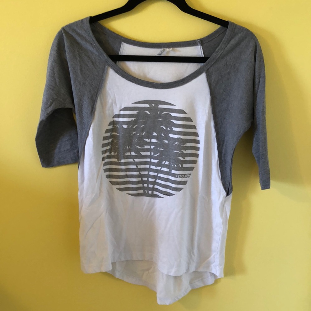 Palm tree baseball tee